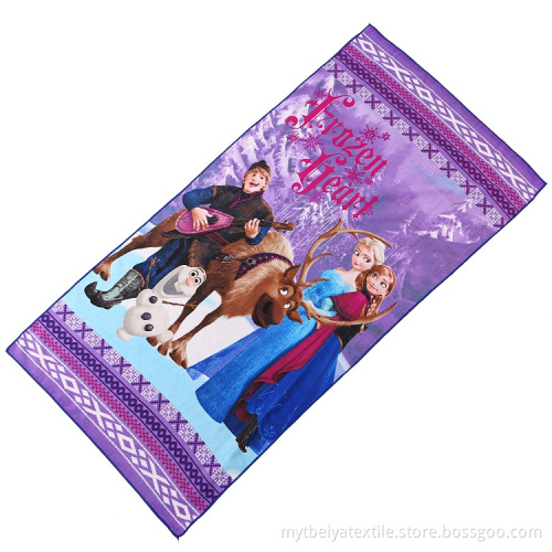 Digital Printed Custom Towel For Beach Towel For Kids